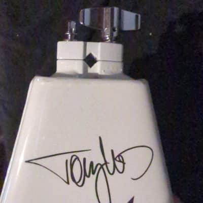 Latin Percussion LP009TL Tommy Lee Signature Rockstar Ridge Rider Cowbell 2021 - White image 4
