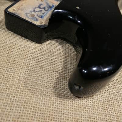 Body Black, Genuine 80s Squier Bullet Strat image 4
