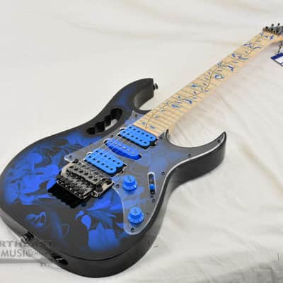 Ibanez Premium JEM77P Steve Vai Signature - Blue Floral Pattern image 9