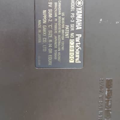 LAST PRICE YAMAHA PS-3 PortaSound keyboard 1980s analog vintage image 8