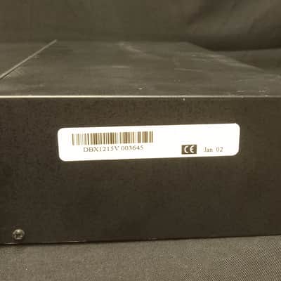 DBX 1215 Dual-Channel 15-Band Graphic Equalizer - Black image 12