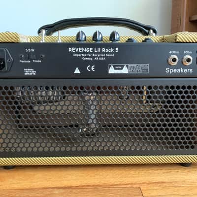 Revenge Lil Rock 5/3W Tube Amp Tweed image 5