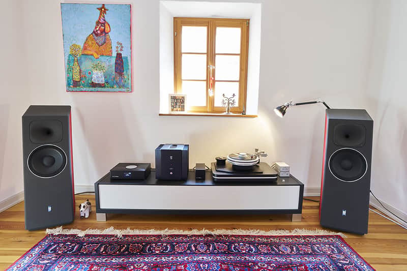 Strauss Elektroakustik SE-MF 4S / SE-PA100 2025 - Grau/Rot