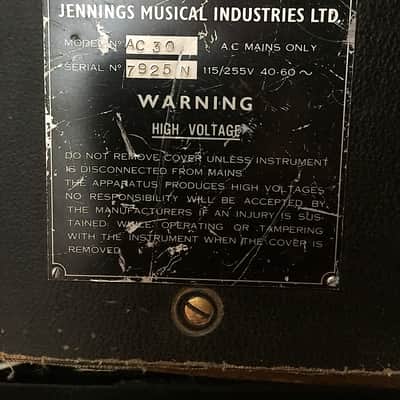 Vintage 1964 Vox JMI AC30/6 Super Twin Tube Amp Head Copper Top AC-30 image 6