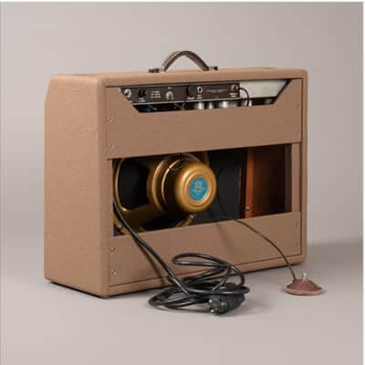 Fender 1963  Vibrolux Amp brownface 12" Celestion Gold FS & Cover 1963 - brown image 5