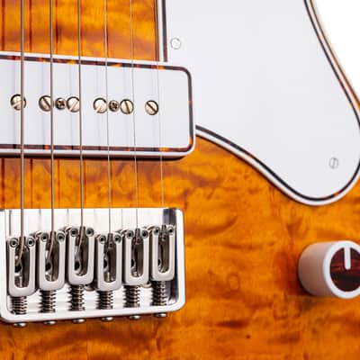 Heatley Guitars Beaumont, 2022 Amber/Ivory, Wolftone P-90's NEW (Authorized Dealer) image 4