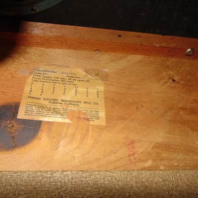 FENDER 3X10 BANDMASTER AMPLIFIER 1960 - RARE BROWN image 17