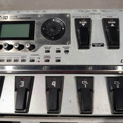 Boss GT-10 Guitar Effects Processor 2008 - 2012 - Silver image 3
