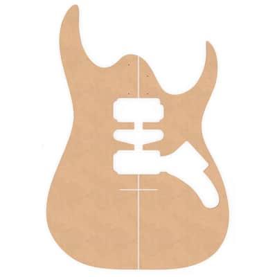 Guitar Template Set - Ibanez RG550 (1/2") image 2