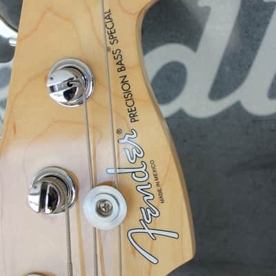 Fender MIM FSR Deluxe Precision Bass Sea Foam Green Metallic image 8