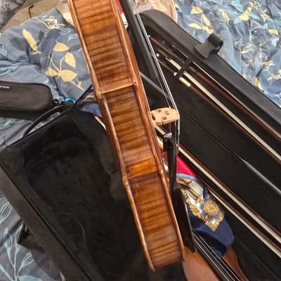 Beautiful One Piece Back Daniel Moinel 4/4 1948 Professional Violin, perfectly setup in Edinburgh and played in professional Orchestra, Warm Silvery big sound, incredibly easy to play. Suitable for orchestra or soloist playing. image 11