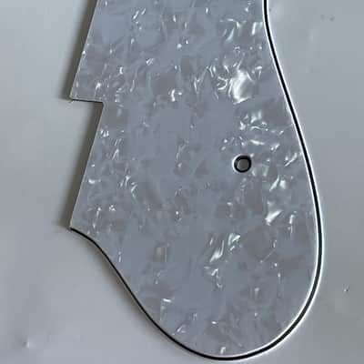 New Fits Epiphone Dot Style Guitar pickguard,4 Ply White Pearl image 2
