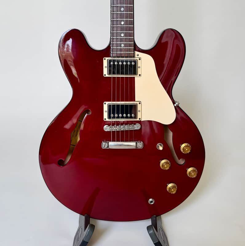 2017 Gibson Memphis ES-335 Dot Wine Red image 1
