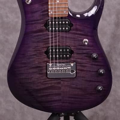 Ernie Ball Music Man JP15 Electric Guitar Purple Nebula Flame Finish - W/Setup & Case image 2