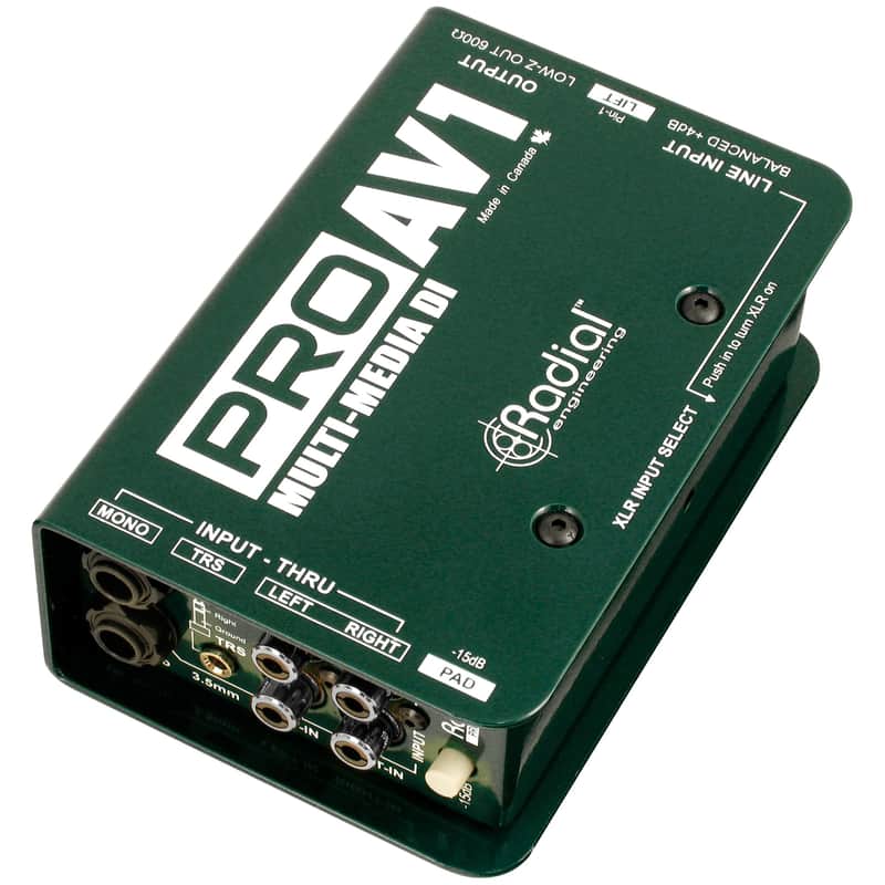 Radial ProAV1 - Audio/Video Passive Direct Box image 1