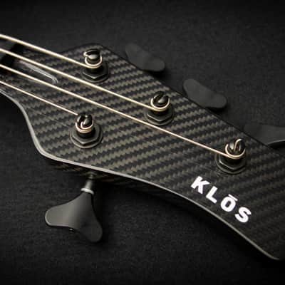 KLOS Apollo IV Custom Bass - Mahogany body / Gold Finish - Carbon Fiber neck -  NEW! 3 band EMG EQ & Pick up system - 8.1 pounds image 11