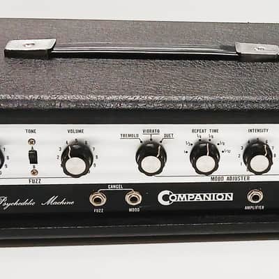 Shin-Ei Companion Amplifier Psychedelic Machine 1960s - Black and Silver image 1