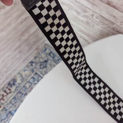 Hamer USA Branded "Bobby Lee" Checkerboard Guitar Strap image 9