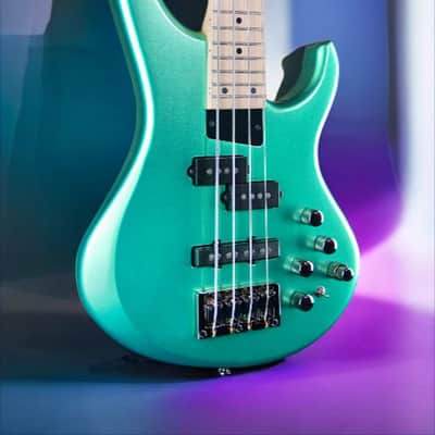 MTD Kingston Kingston LK4 Mystic Seafoam Gloss, Maple Fretboard image 5