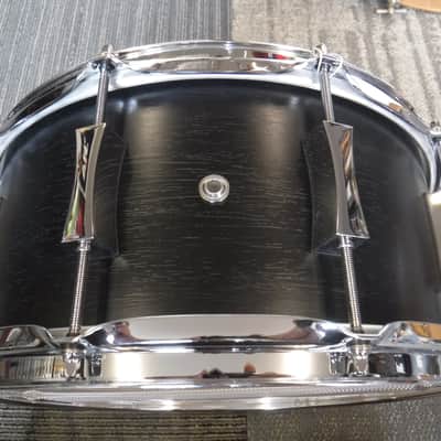 Pork Pie USA 6.5x14" White Oak Snare-Black Belt Finish image 6