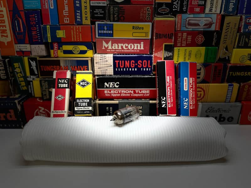 1x VintageNOS NEC Nippon (WE Japan) 12AX7 ECC83 /Rare 1950s-1960s Edtns /Old School ClassicWarmth! GreatResolution NeutralVivid TrueHolographic Harmonics image 1