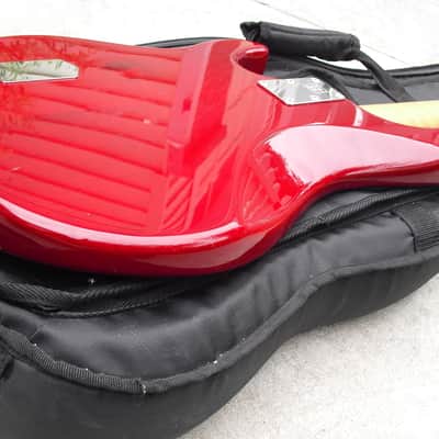Musicman StingRay 5 string bass H 1993 Candy Red image 17