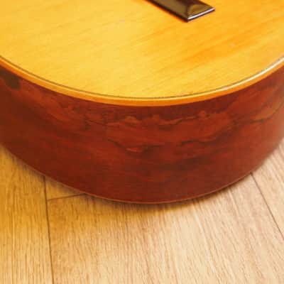 Fiesta solid top 1980s solid cedar classical guitar great projection and tone hand made Spain image 10