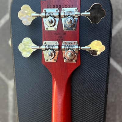 2012 Gibson SG Standard Bass - Heritage Cherry Satin - Hardshell Case image 5