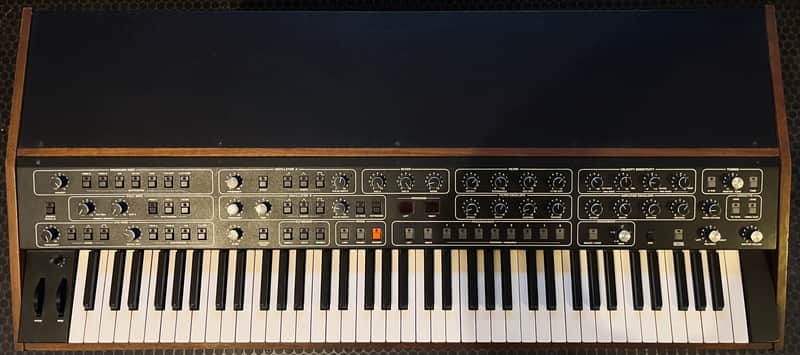 Sequential Prophet T8 76-Key 8-Voice Polyphonic Synthesizer 1983 - 1986 - Black with Wood Sides image 1