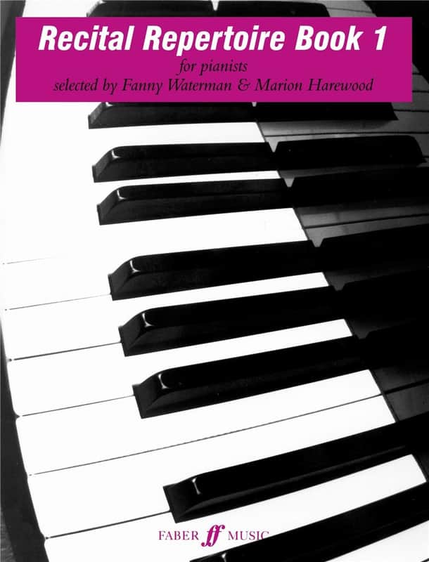 Faber Watermans 'Recital Repertoire' Series Book 1 Re