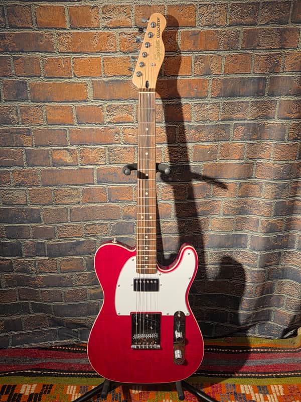 Squier Affinity Telecaster FMT SH Crimson Red Transparent image 1