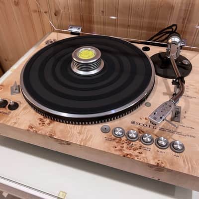Epic H.H. Scott PS-97XV Handmade Turntable Burl Mappa Poplar Veneer GoRgEoUs Audiophile Flagship image 2