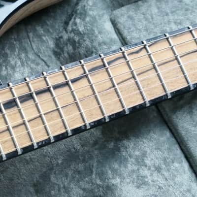 Mayones Regius 6 Galaxy Eye Black Gloss, Pale Moon Ebony Fretboard + Hiscox Case image 3