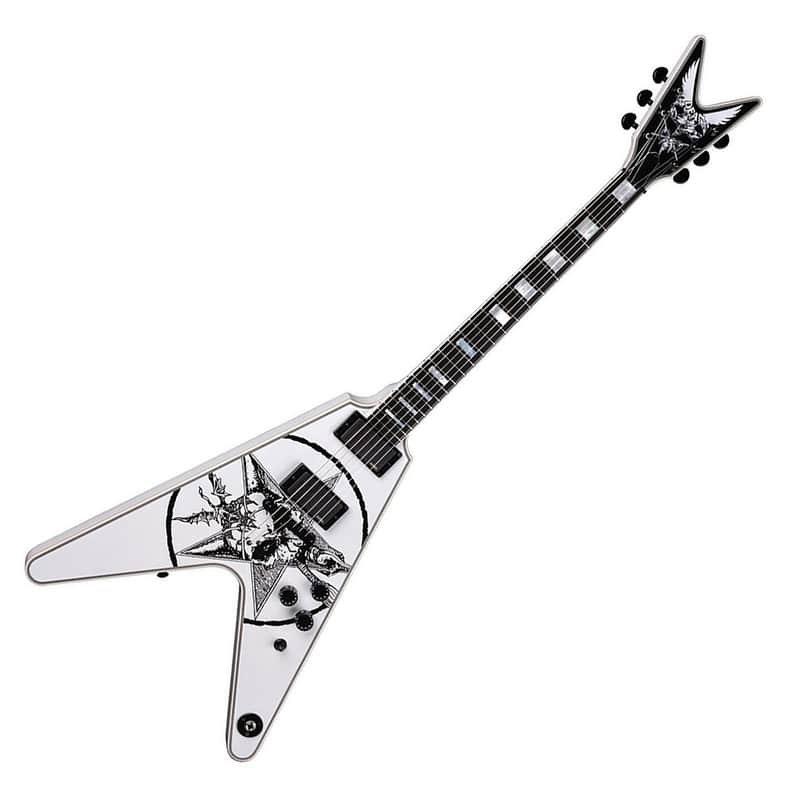Dean Eric Peterson Old Skull V EMG 81,85 Flat Top Electric Guitar image 1
