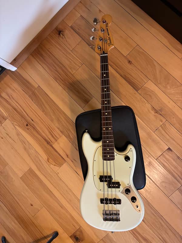 Fender Offset Series Mustang Bass PJ with Rosewood Fretboard 2016 - Sonic Blue