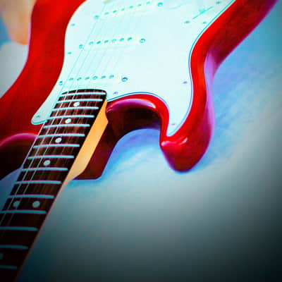 LEFT-HANDED Fender American Series Stratocaster 2003-2004 |chrome red|rosewood|OHSC & case candy image 3