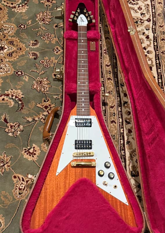 Gibson Flying V Reissue 2016 Ltd Proprietary Mint Condition Gibson Flying V Proprietary 2016 - Natural image 1