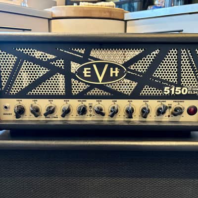 EVH 5150III EL34 50w Amp Head & EVH 2x12 Cab - Black image 2