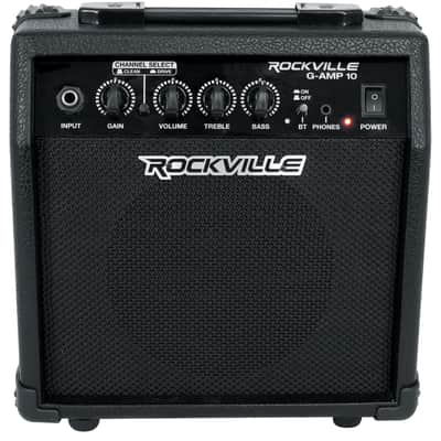 Rockville G-AMP 10 Watt Guitar Amplifier+Guitar USB A Interface Recording Cable image 2