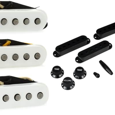 Fender Custom Shop Texas Special Stratocaster Pickups 3-piece Set Bundle with Fender Stratocaster Accessory Kit - Black image 1
