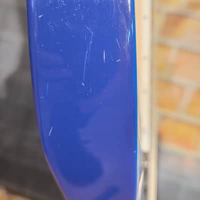 Jackson JS Series JS32Q DKA Dinky Archtop Amaranth Fretboard Transparent Blue image 11