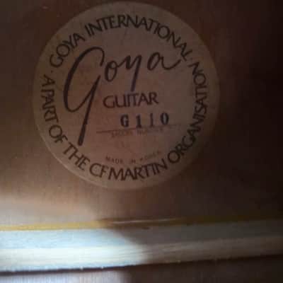 Goya G-110 1970s Classical Acoustic Guitar w/Original Case image 13