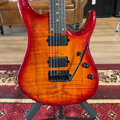 Sterling - JP150 Dimarzio w/ Gig Bag (Store Demo)-Blood Orange Burst image 6