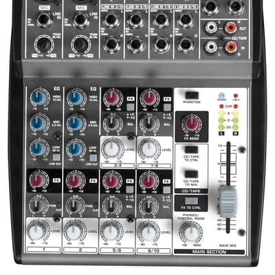 Behringer Xenyx 1002FX 10-Input Mixer | Reverb