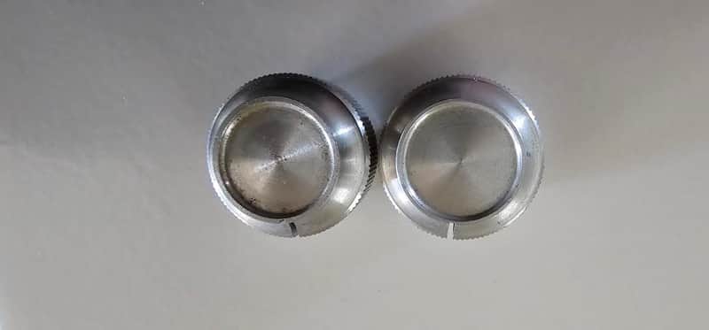 Ampeg Aluminum Amp Knobs late 1960's early 70's - Aluminum image 1