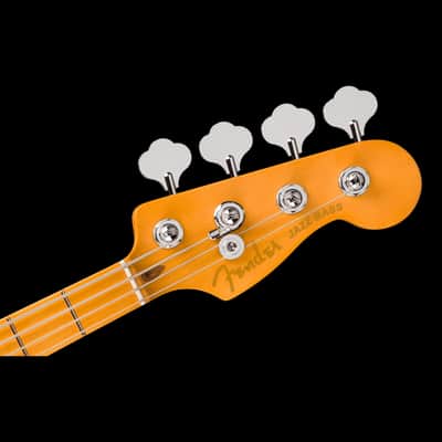 Fender American Ultra II Jazz Bass Maple Fingerboard Sinister Red With Case - Serial # US24011161 - Demo image 7