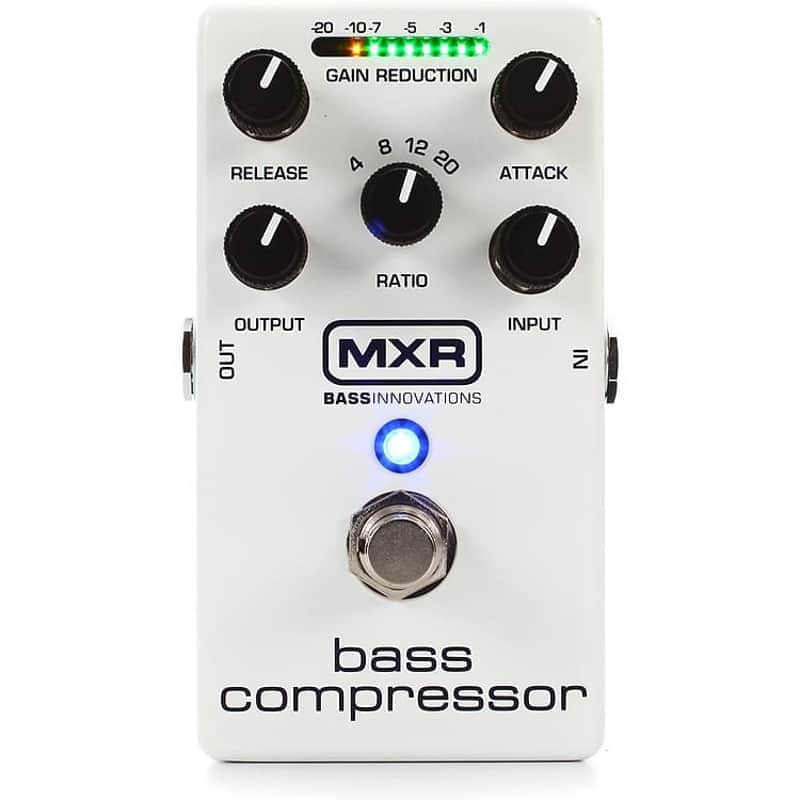 MXR M87 Bass Compressor Effects Pedal - White image 1