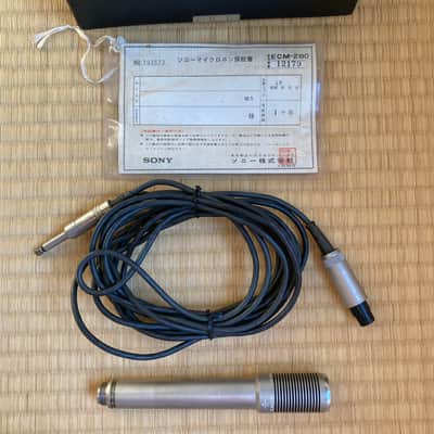 ☆ 1970s ☆ Sony ECM-280 ☆ Electret Condenser Microphone 600Ω