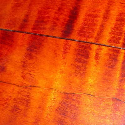 Vintage Weymann & Son Mandolute Curved-Back Mandolin Flame Maple - USA image 15