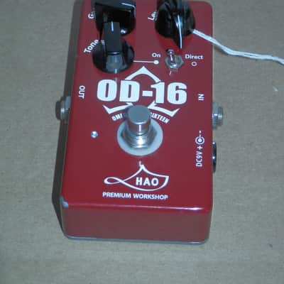 HAO OD-16 Omega Drive Sixteen overdrive guitar effect pedal used image 1